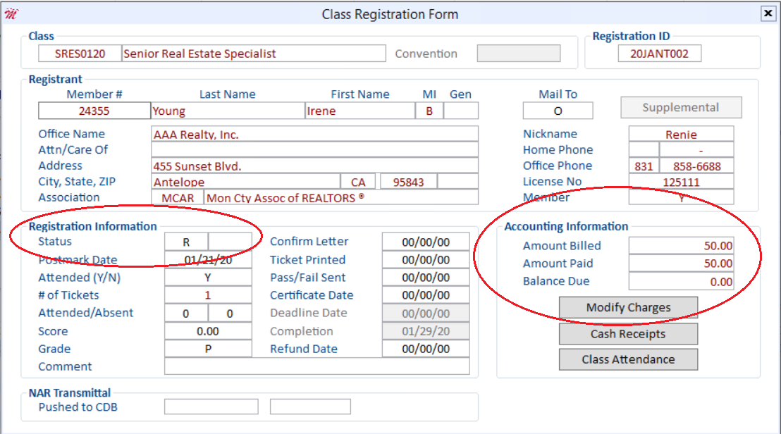 cancel reg 3