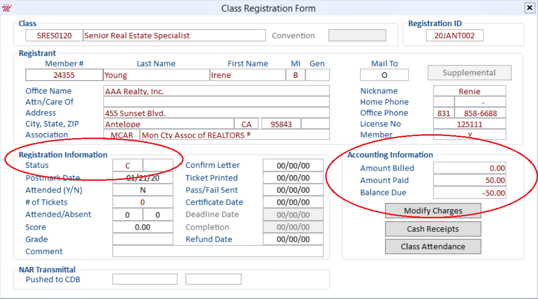 cancel reg 5