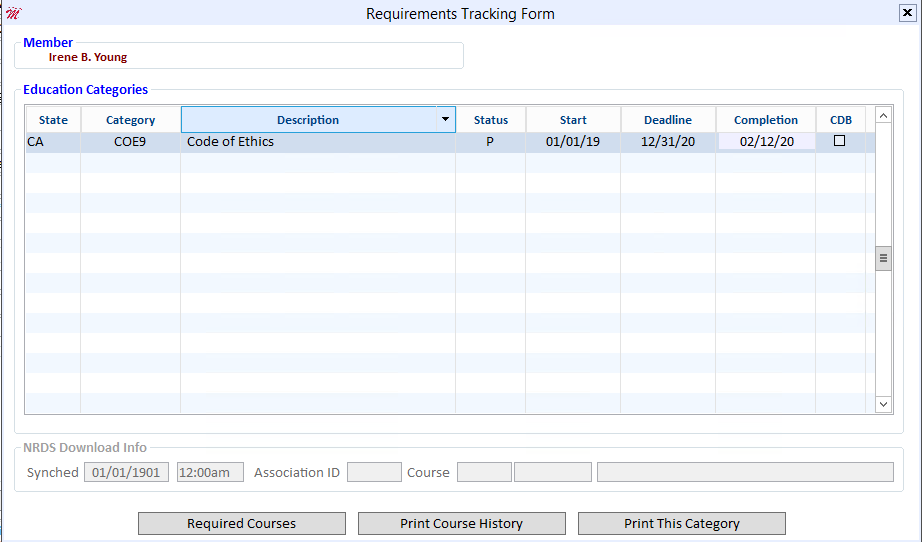 common coe track error no pending 4