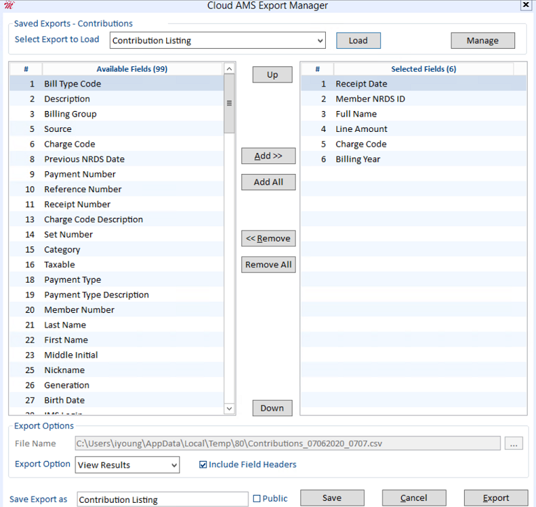 cont reports exports 5